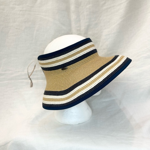 Scala Packable Roll Visor Striped Pattern - Picture 3 of 9